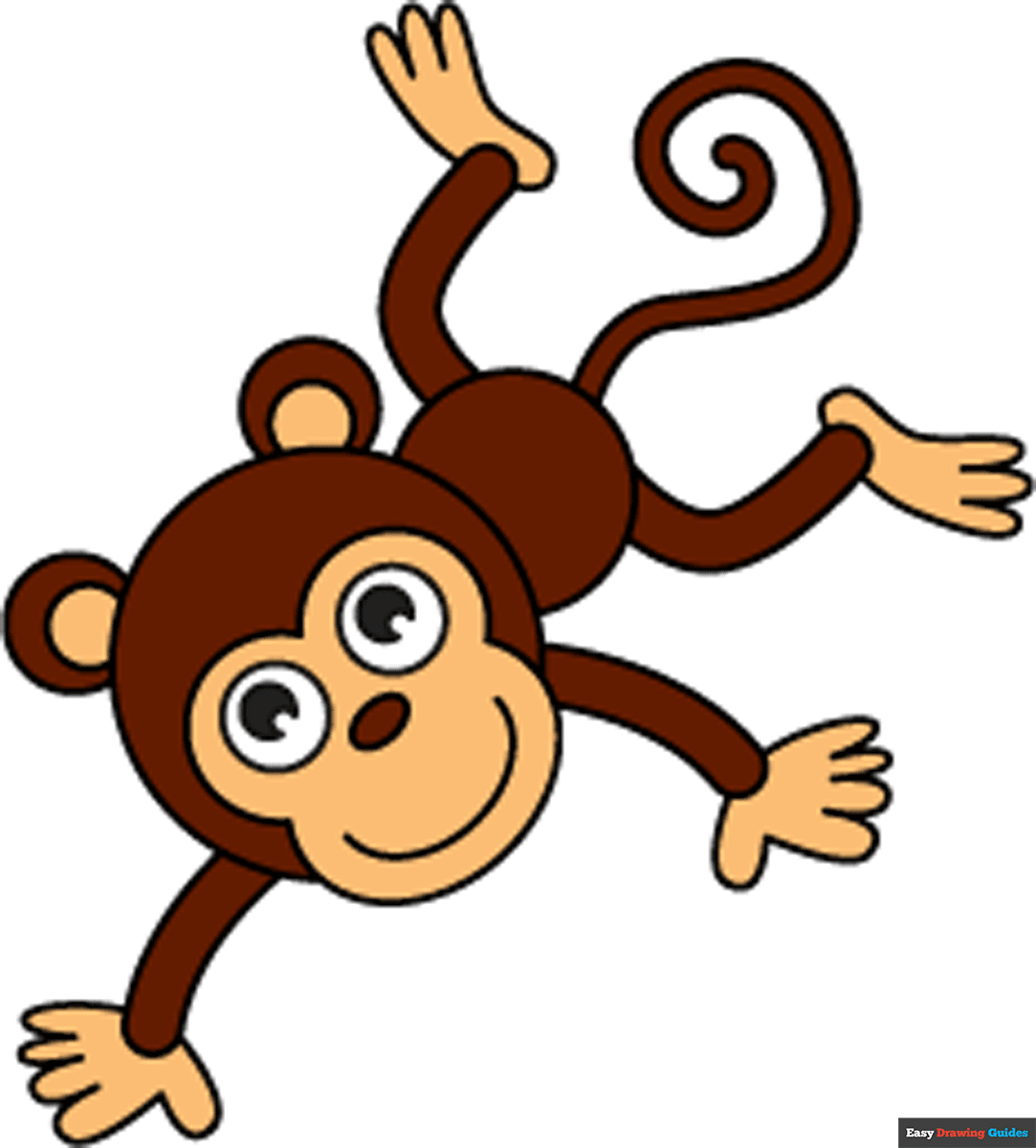 Monkey Cartoon Drawing Monkey Cartoon Drawing