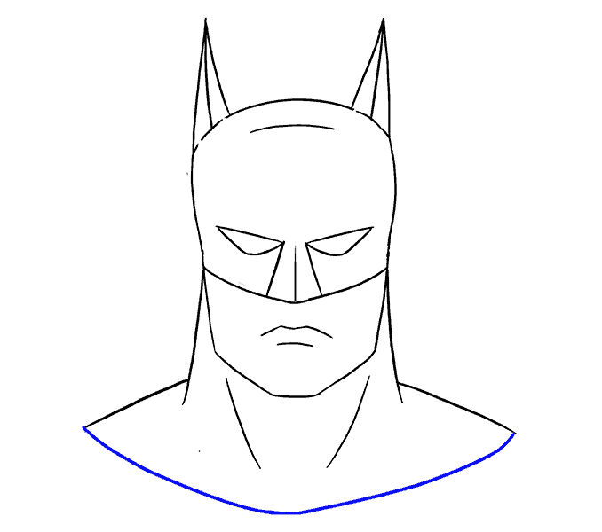 How To Draw Batman s Head Easy Drawing Guides How To Draw Batman s Head Easy Drawing Guides