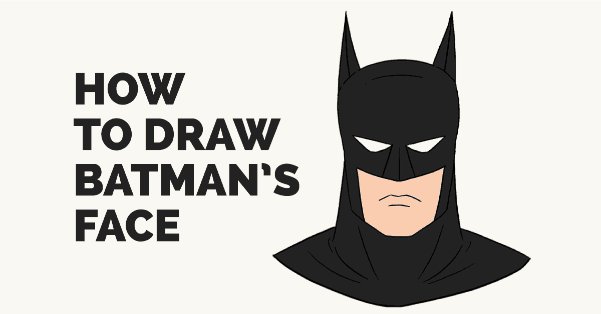 how draw to step instructions by step Draw Drawing Batman's How Guides Head to   Easy