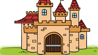 How to Draw a Cartoon Castle Featured Image