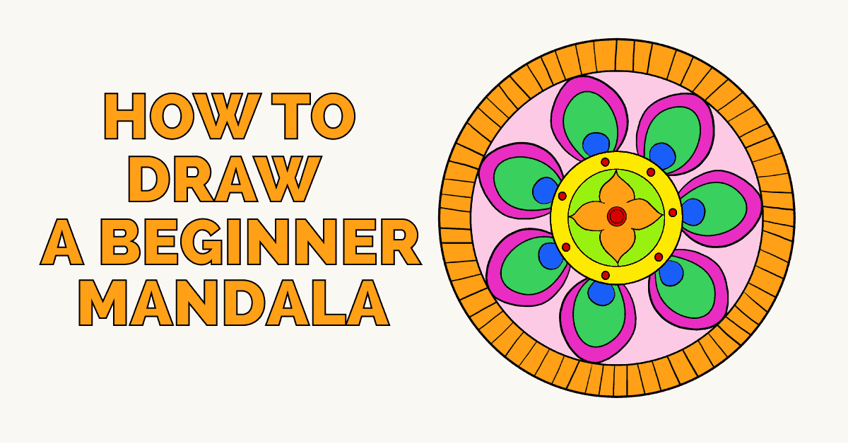 How to Draw a Beginner Mandala – Really Easy Drawing Tutorial