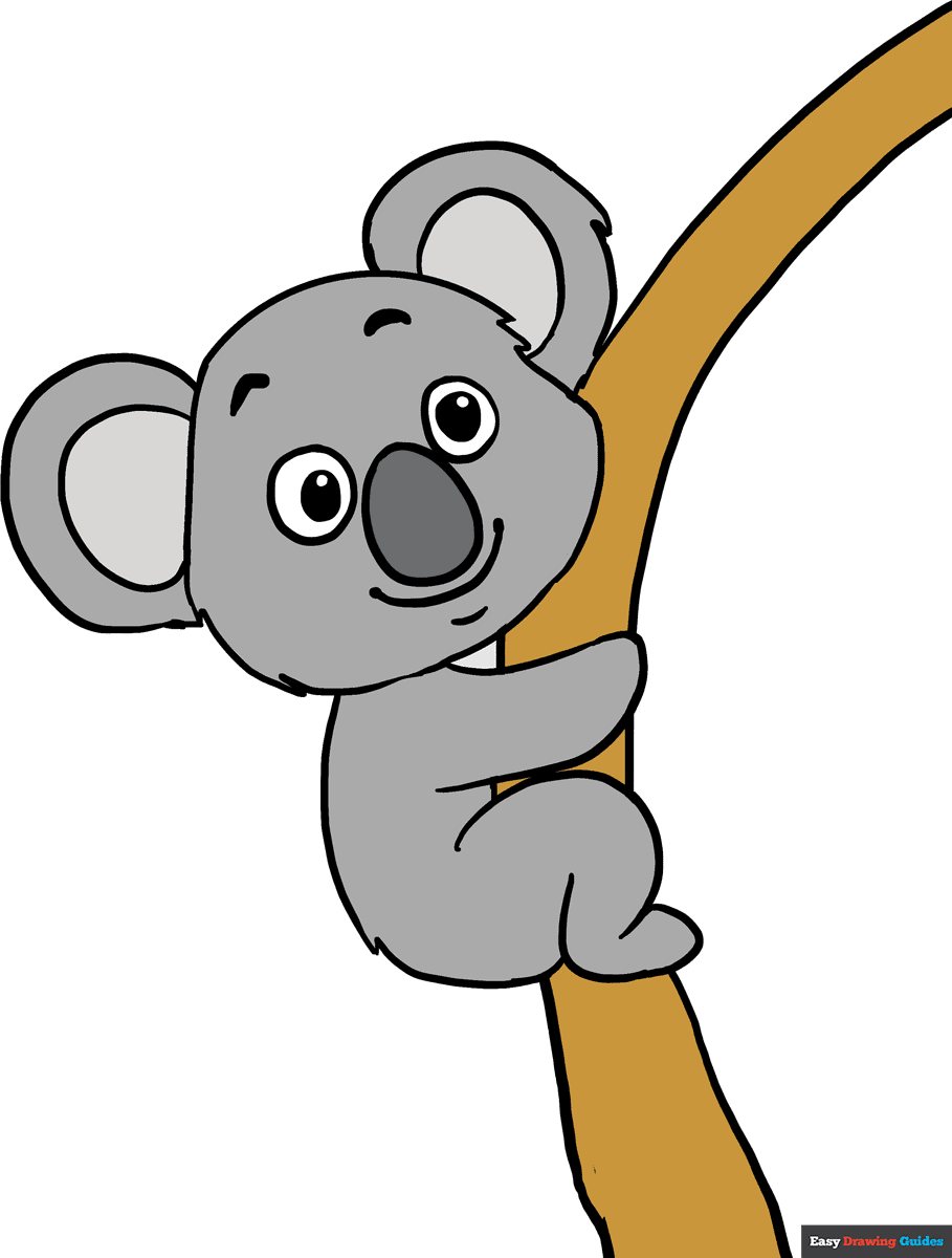 CUTE KOALA Art Lesson  EASY Australia Drawing & Painting