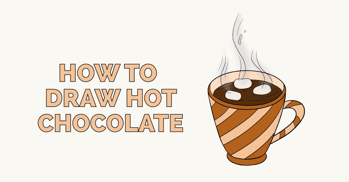 How To Draw Hot Chocolate With Marshmallows