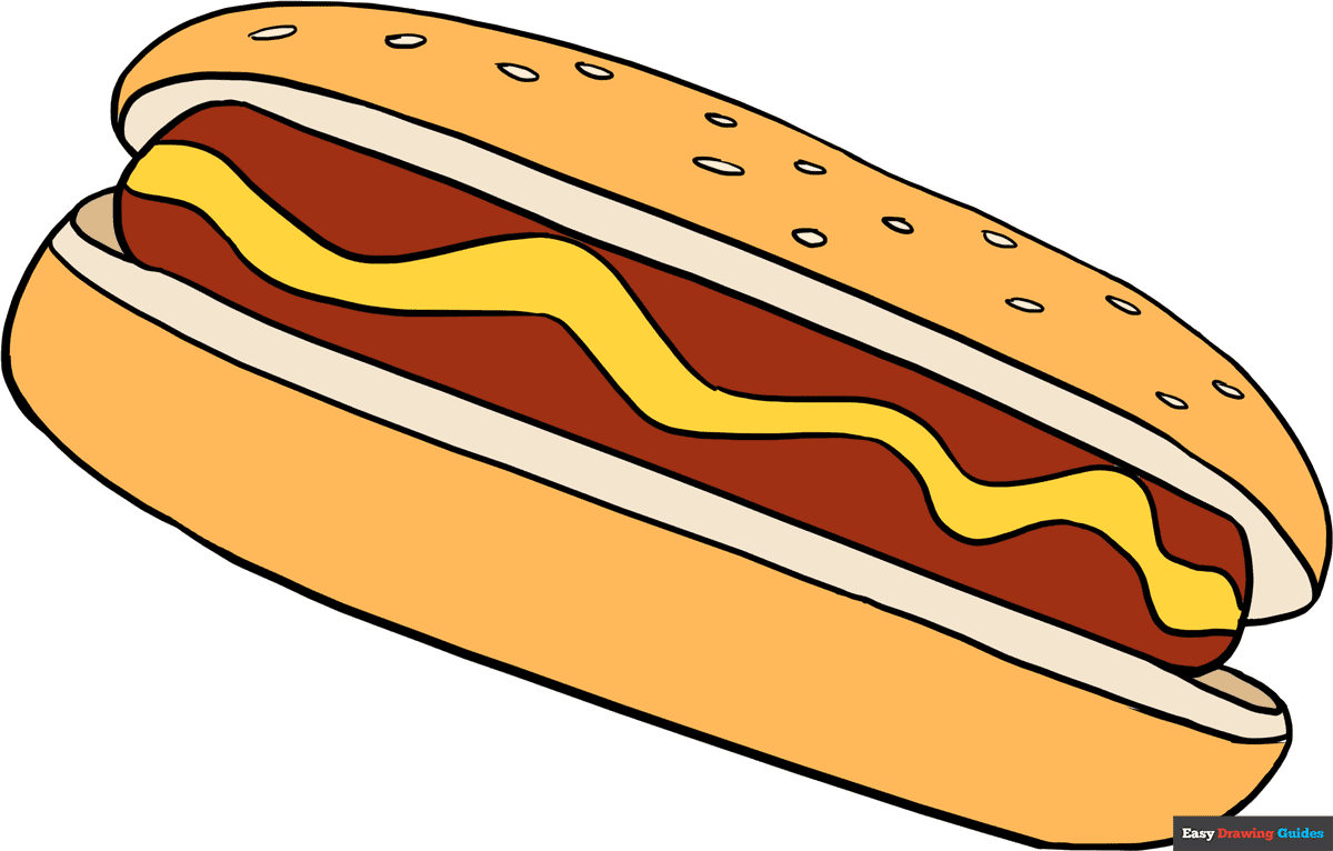 Hot Dog Drawing PNG Transparent Images Free Download | Vector Files |  Pngtree