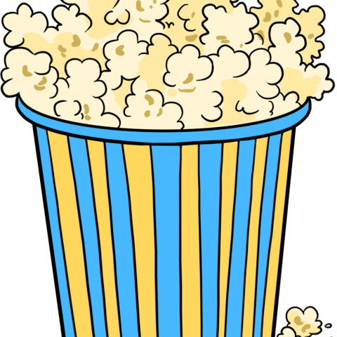 How to Draw Popcorn: Featured Image