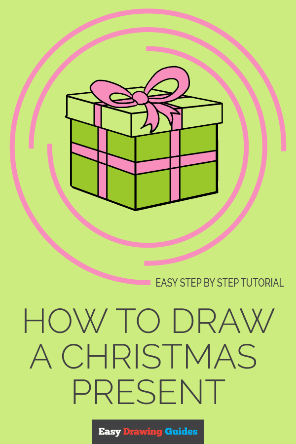 How to Draw a Christmas Present - Really Easy Drawing Tutorial