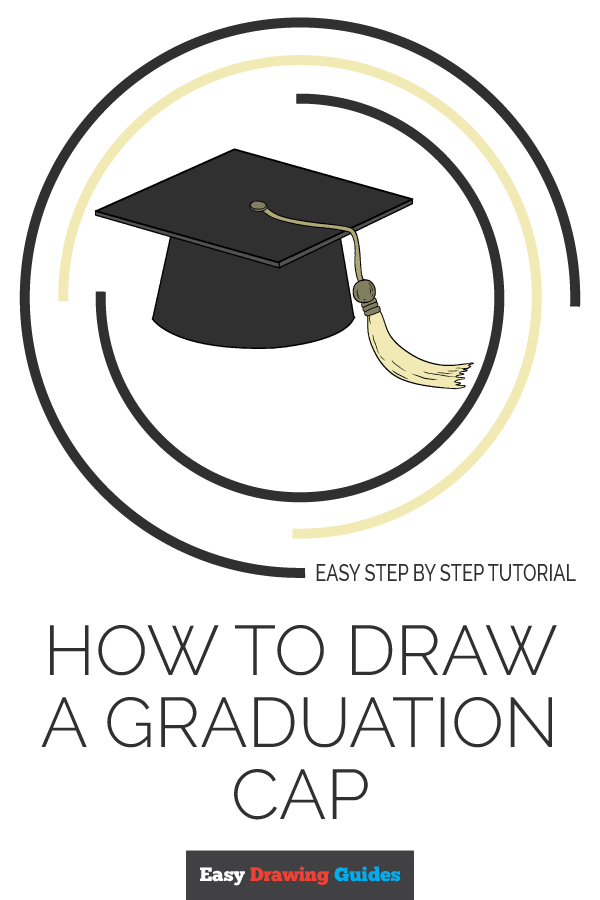 How to Draw a Graduation Cap Really Easy Drawing Tutorial