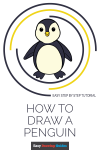 How to Draw a Penguin | Share to Pinterest