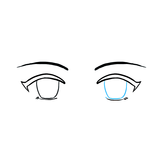 Simple Anime Eye Drawings Simple Anime Eye Drawings