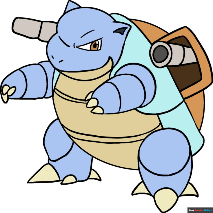 How to Draw Blastoise Featured Image