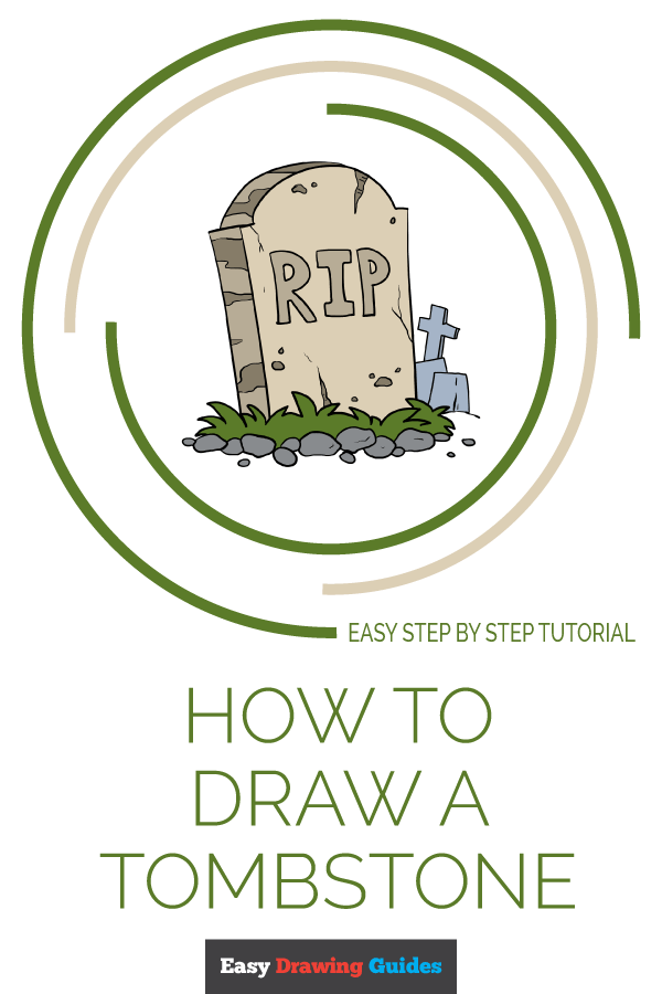 How to Draw a Tombstone Really Easy Drawing Tutorial