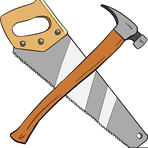 How to Draw a Hammer and Saw Featured Image