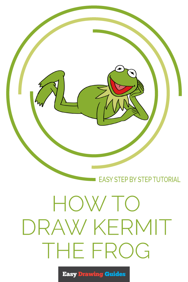 How to Draw Kermit the Frog Pinterest Image