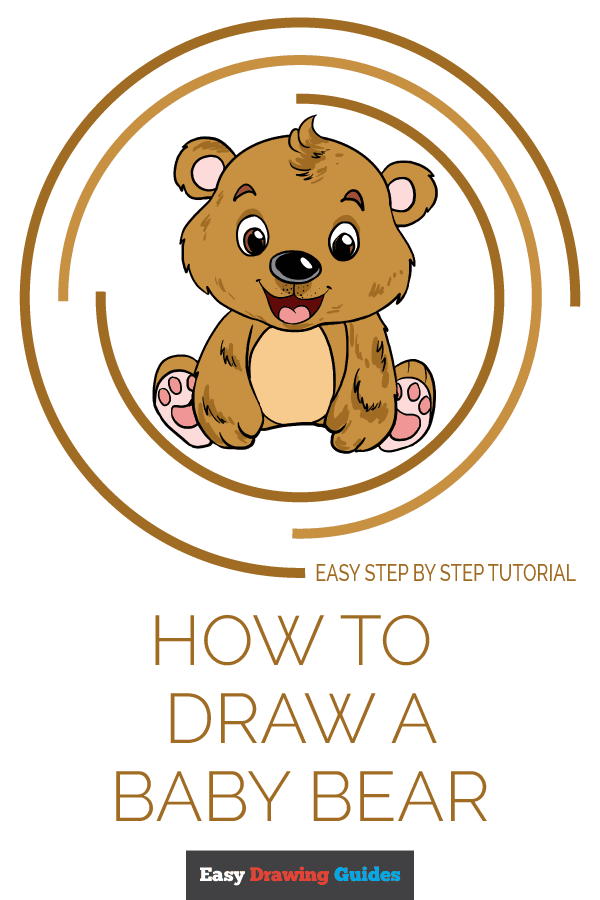 how to draw a cute black bear