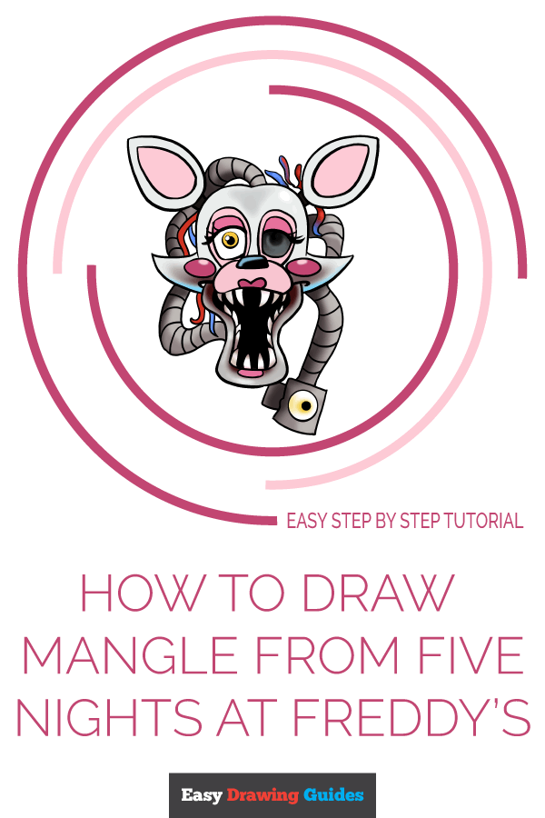 How To Draw Mangle From Five Nights At Freddys Gemma