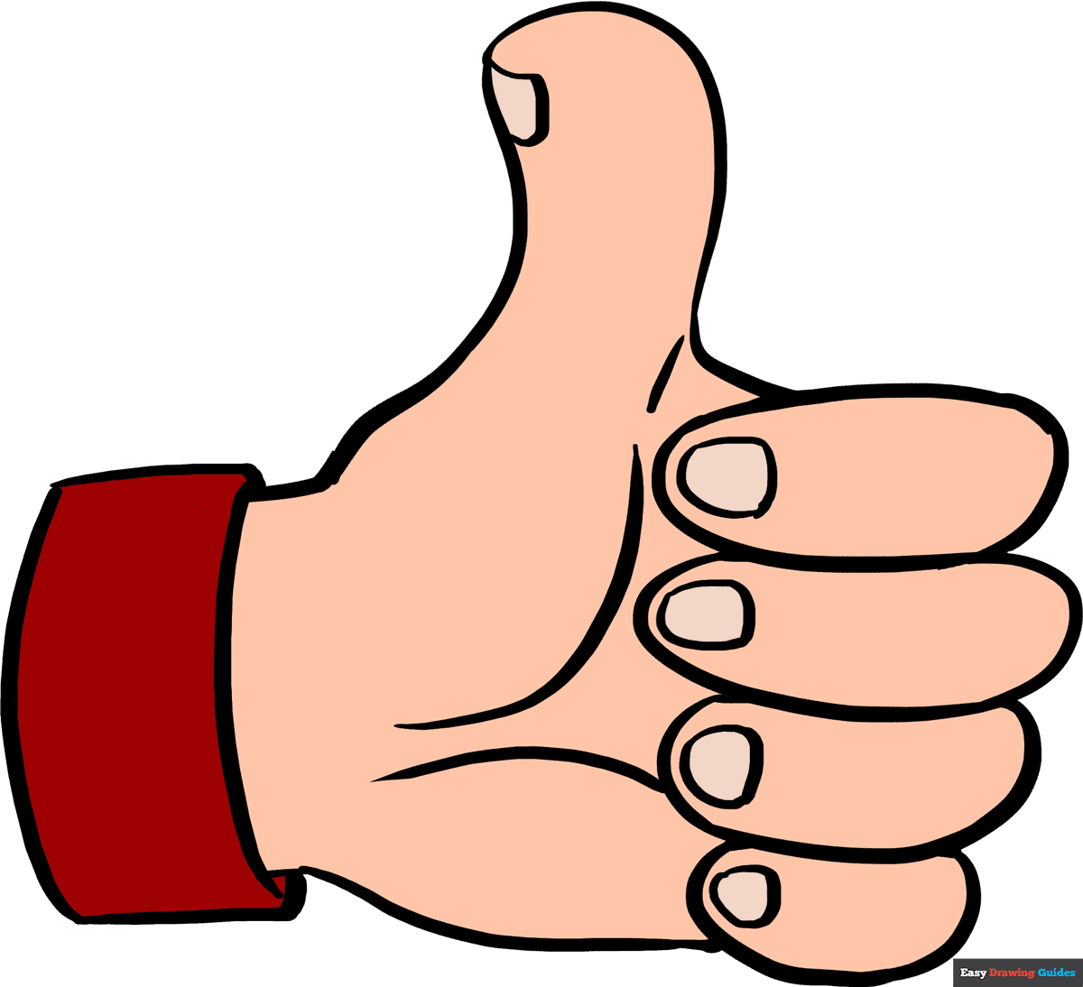 Thumbs Up Drawing Simple At Eden Mandalis Blog