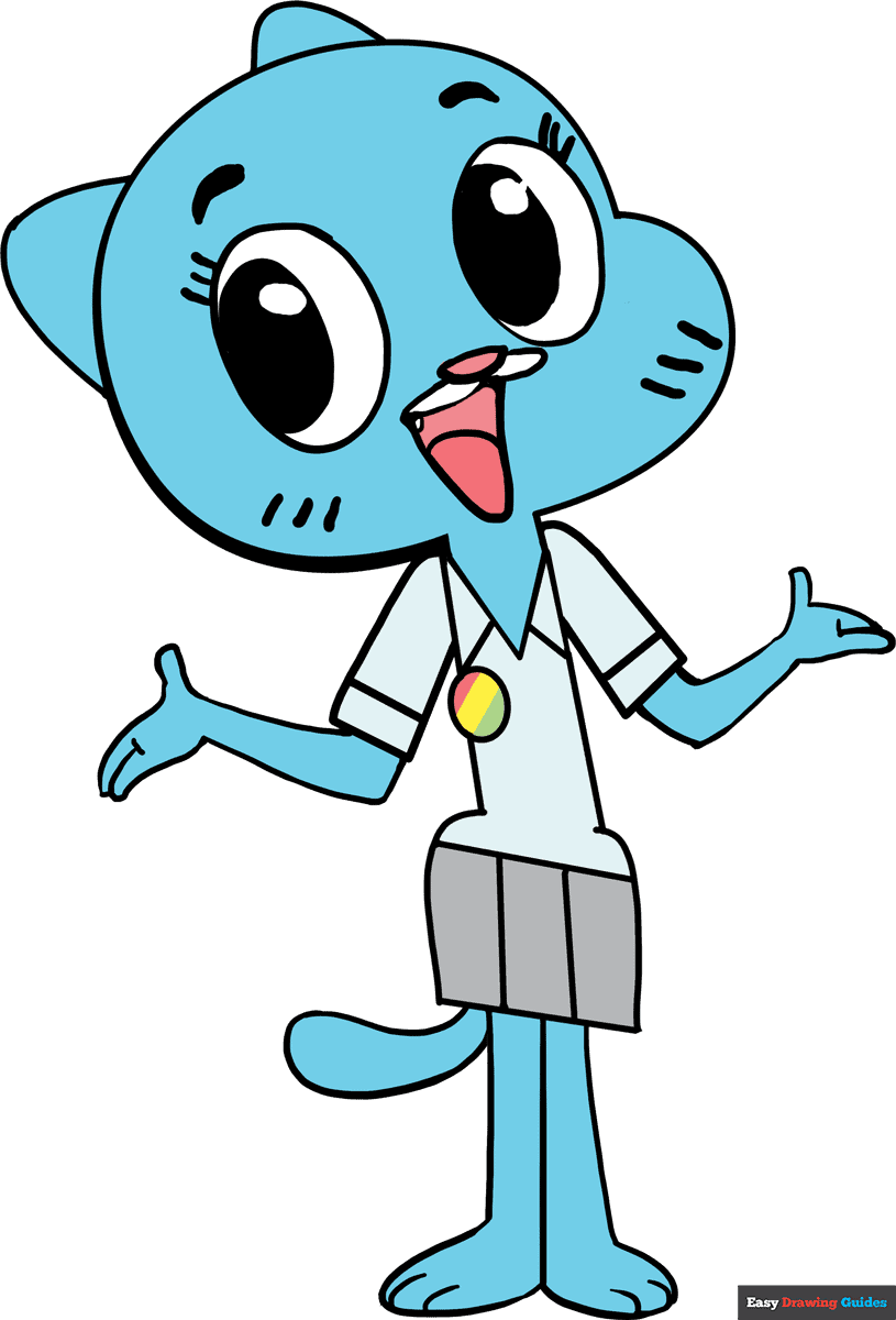 How to Draw Nicole Watterson from the Amazing World of Gumball Featured Image