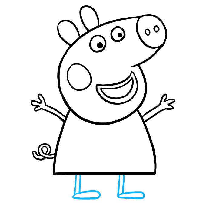 How To Draw Peppa Pig EASY Step By Step Tutorial