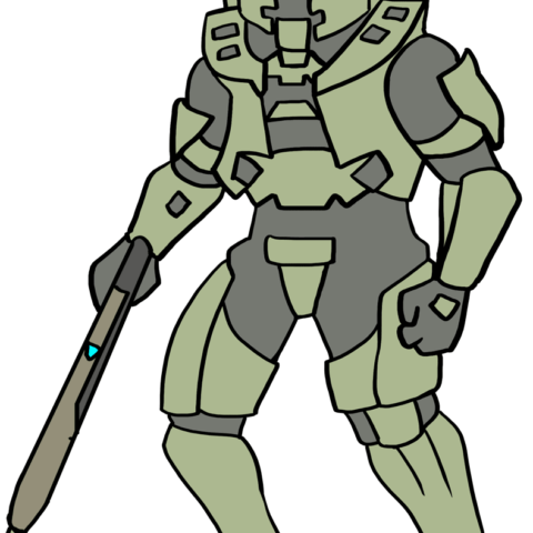How to Draw Master Chief from Halo Featured Image