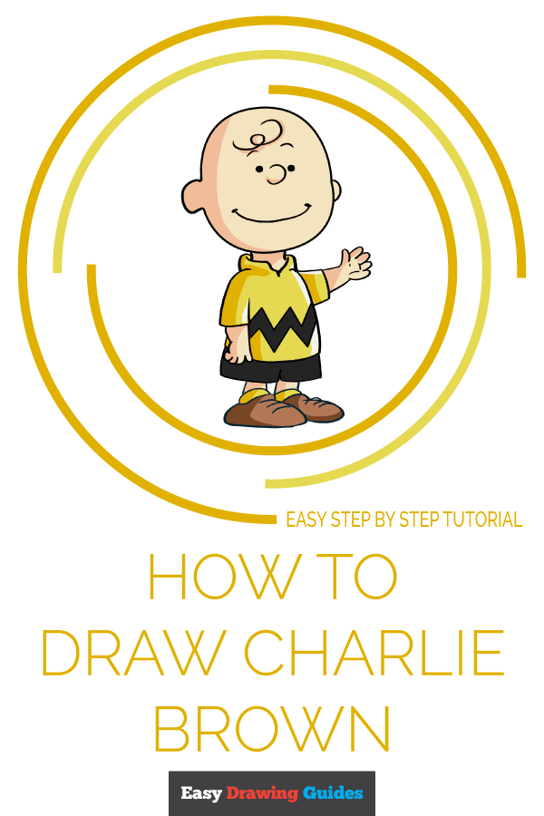 How to Draw Charlie Brown Pinterest Image