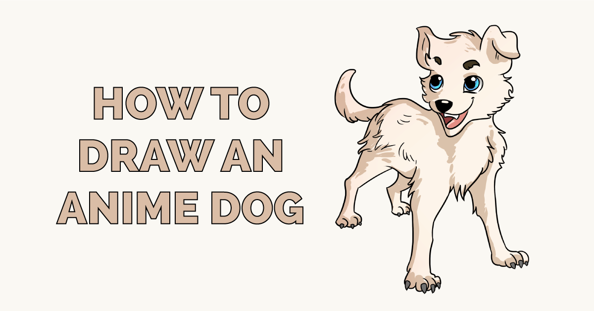 How to Draw an Anime Dog - Really Easy Drawing Tutorial