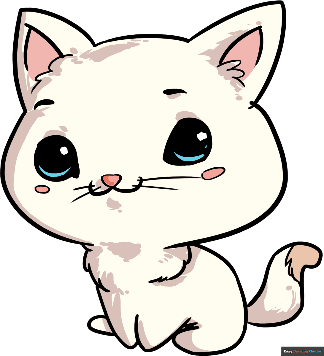 Cute Chibi Kitten Drawing Cute Chibi Kitten Drawing