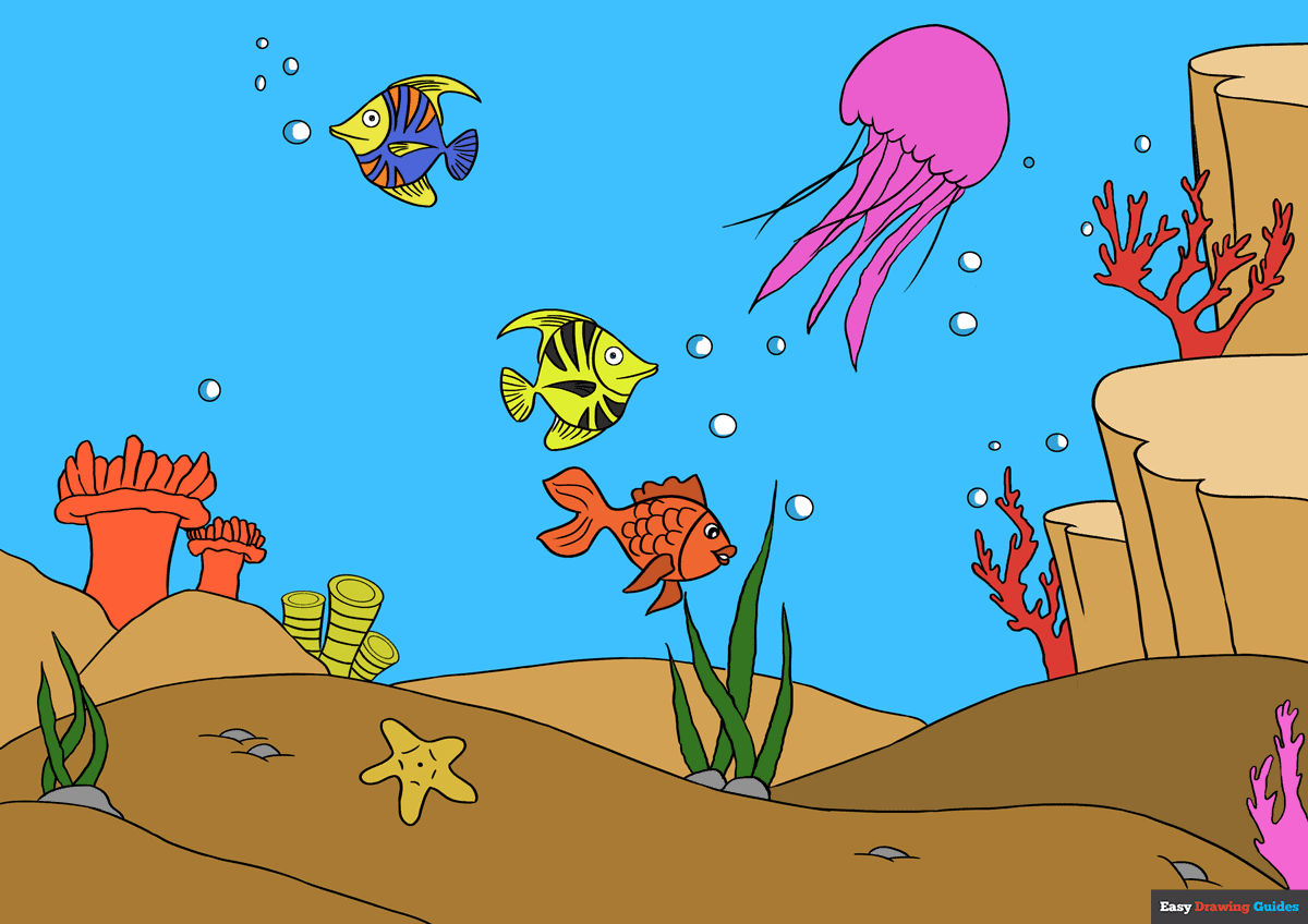 Underwater Sea Drawing Memory Drawing My New Work Deep Sea Underwater Sea Drawing Memory Drawing My New Work Deep Sea