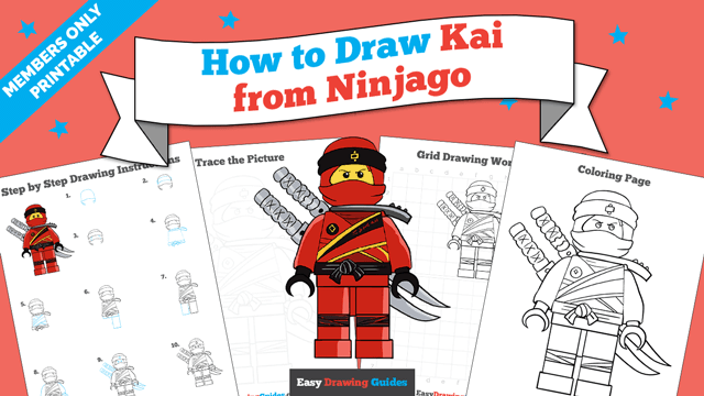 ninjago kai drawing