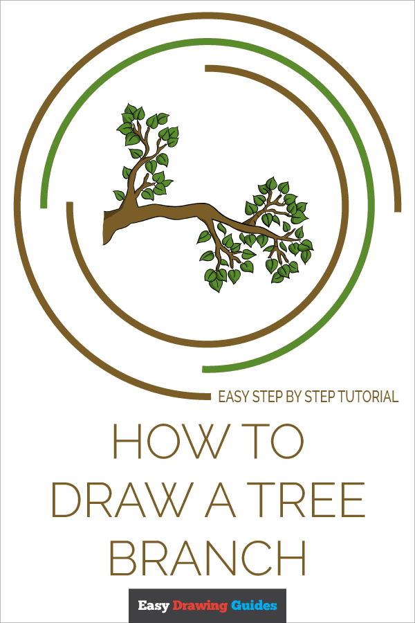 How to Draw a Tree Branch Pinterest Image