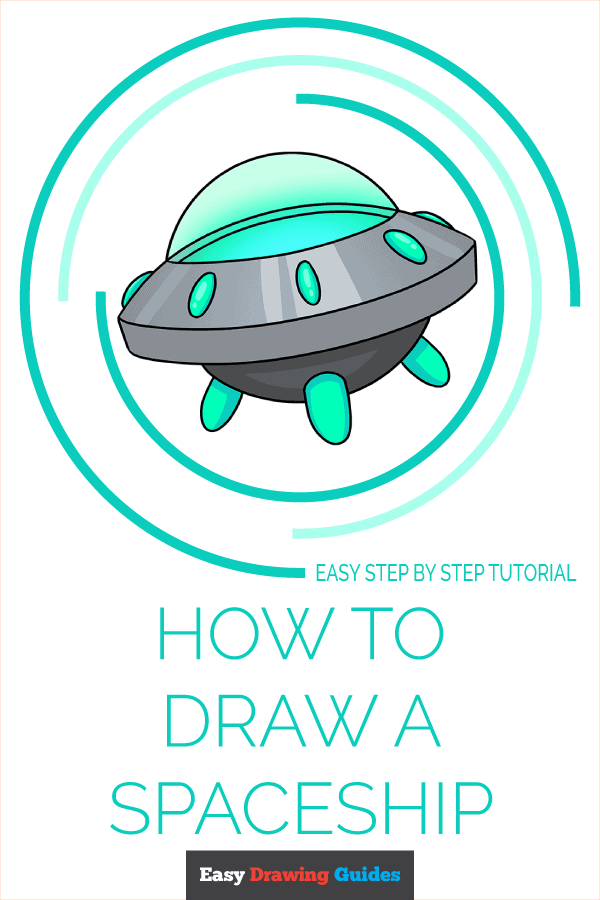 How to Draw a UFO - Really Easy Drawing Tutorial