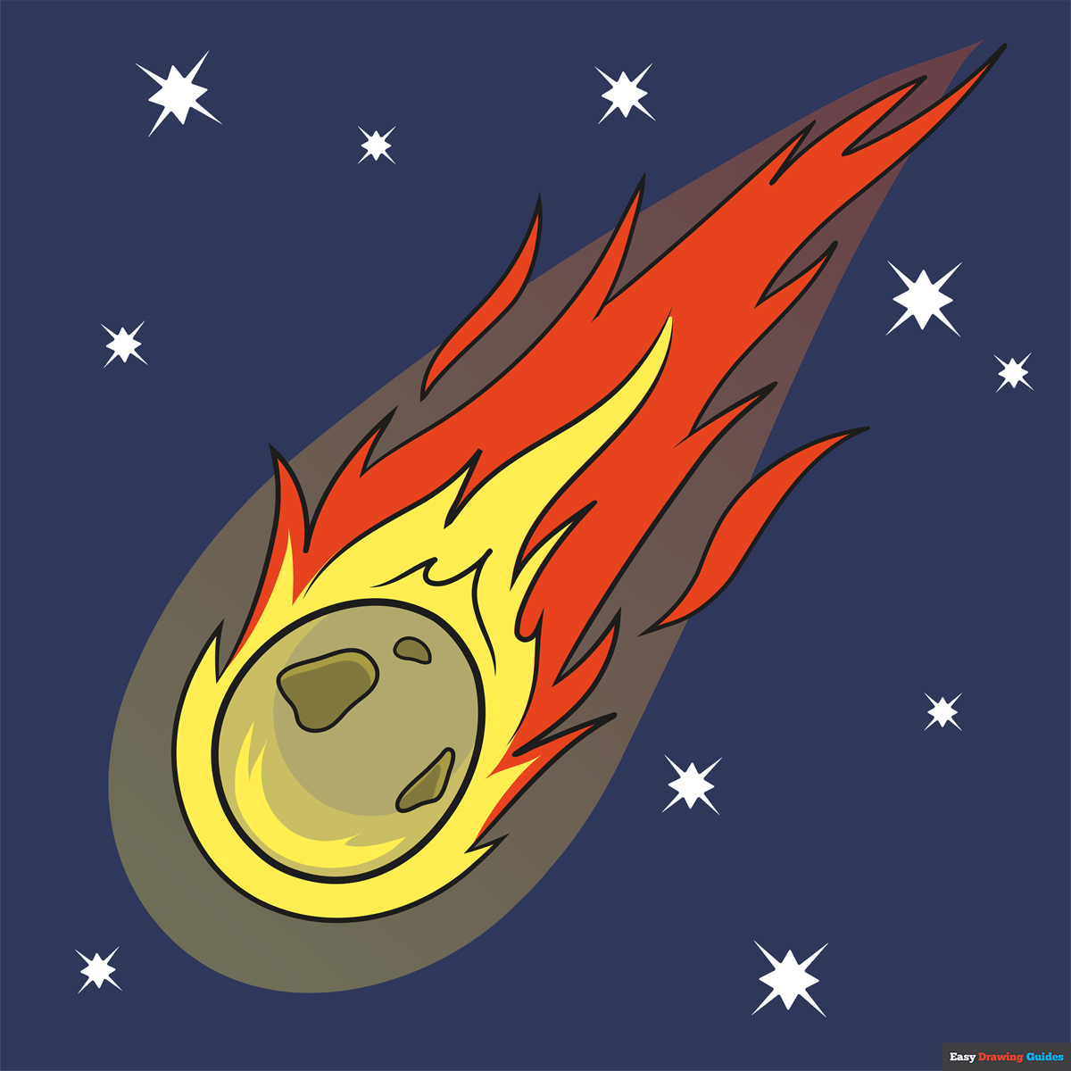 Coma Astronomy Drawing