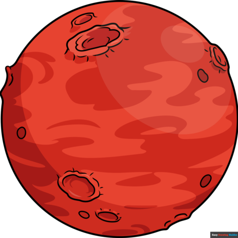 How to Draw Mars Featured Image