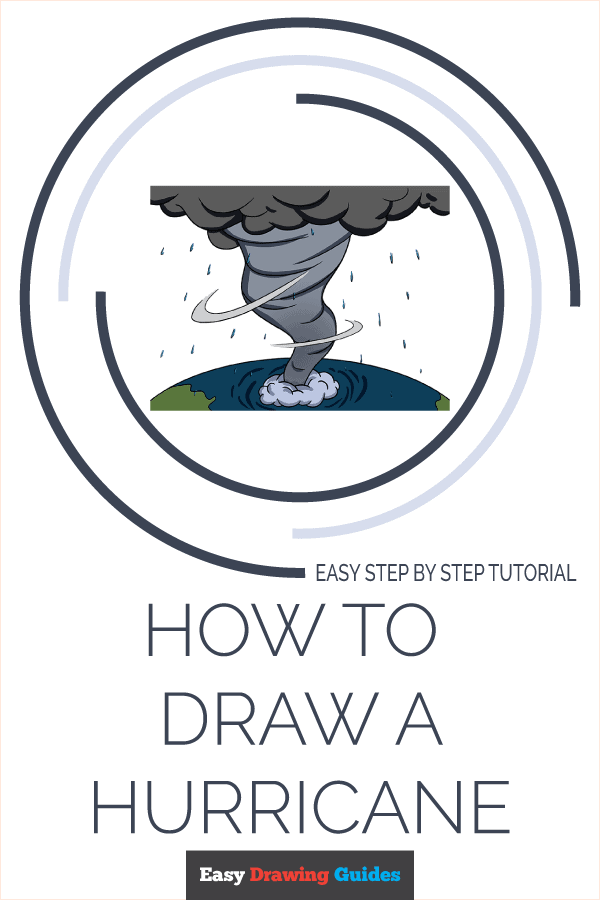 How to Draw a Hurricane Pinterest Image