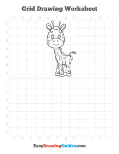 How to Draw Baby Giraffe Printable - Page 4