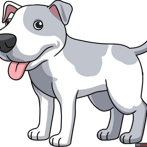How to Draw a Pitbull Featured Image