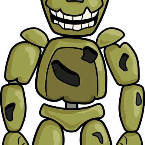 How to Draw Springtrap from Five Nights at Freddy's Featured Image