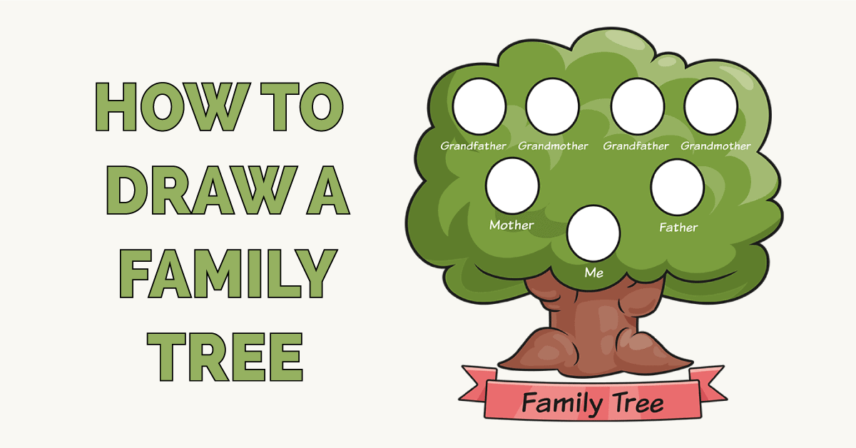 How to Draw a Family Tree Really Easy Drawing Tutorial