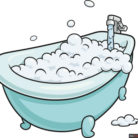 How to Draw a Bubble Bath Featured Image
