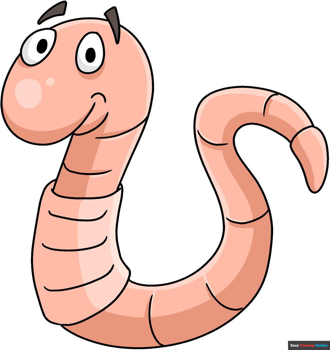 Earthworm Drawing