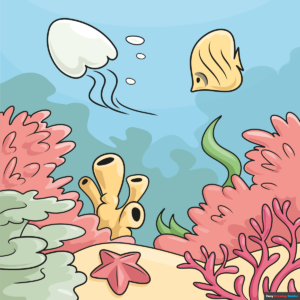 How to Draw a Coral Reef Featured Image