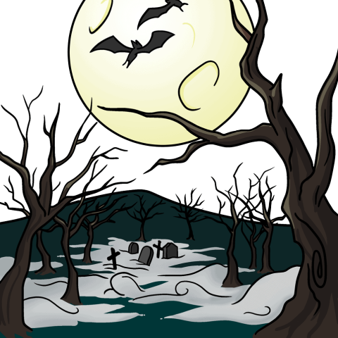 How to Draw a Spooky Forest Featured Image