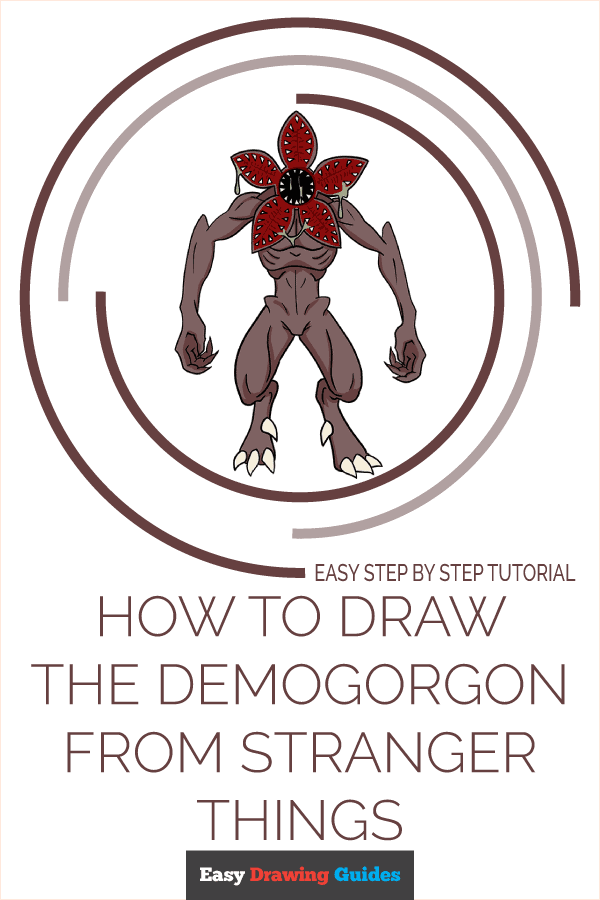 How to Draw the Demogorgon from Stranger Things Pinterest Image