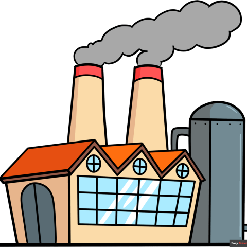 How to Draw a Factory Featured Image
