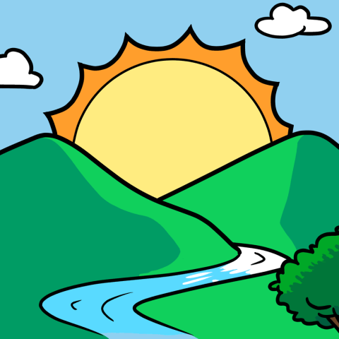 How to Draw a Sunrise Featured Image