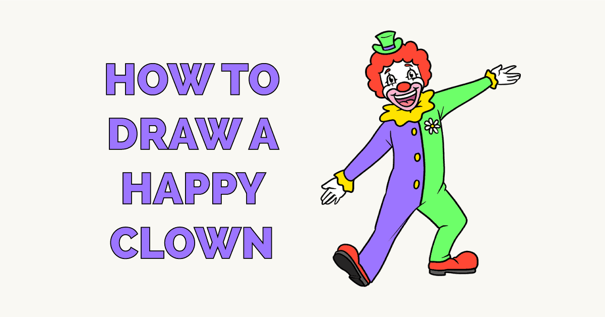 How to Draw a Happy Clown Featured Image