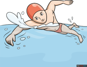 How to Draw a Boy Swimming Featured Image
