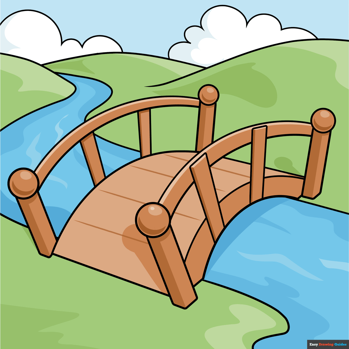 roads and bridges clipart fish