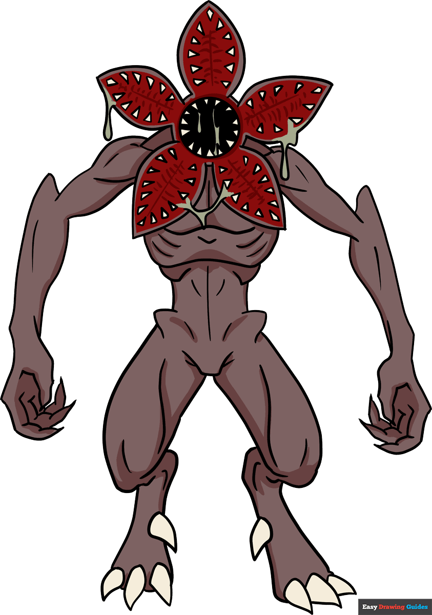 Stranger Things Demogorgon Ink Art - Original Horror Art By Wayne Tully -  Drawings & Illustration, Entertainment, Television, Cult TV Classics -  ArtPal