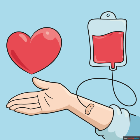 How to Draw a Blood Donor Day Poster Featured Image