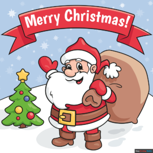 How to Draw a Merry Christmas Card Featured Image